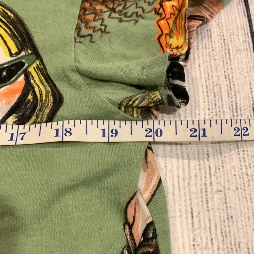 Zara "Cool Metro Chicks" Oversized Cropped Tee • Sz S - Picture 6 of 7